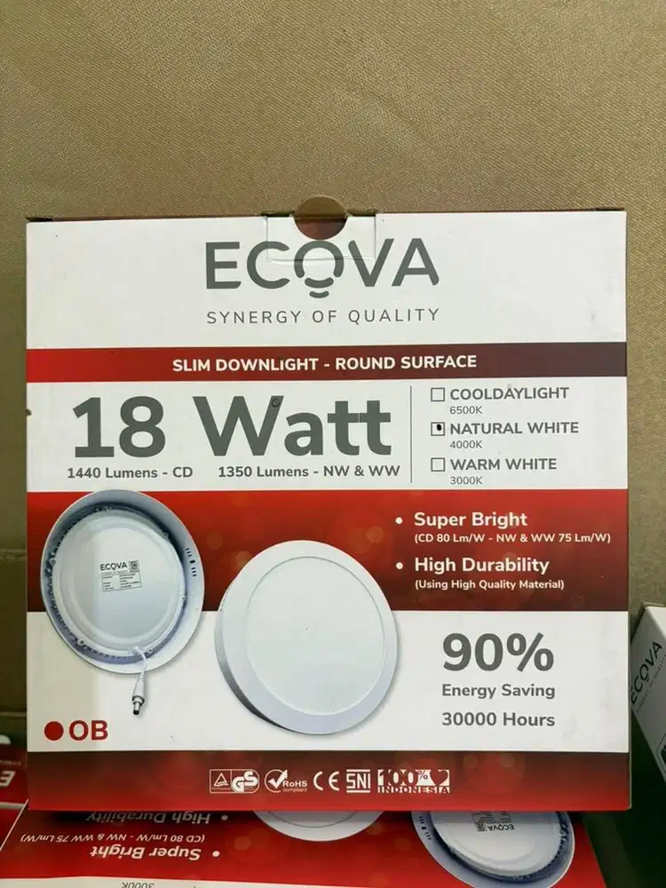 Dijual Murah Baru Lampu downlight LED Slim Kuning 3000 W