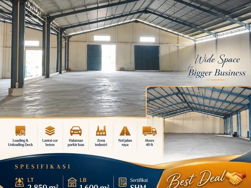 JUAL GUDANG DI KEBOMAS GRESIK