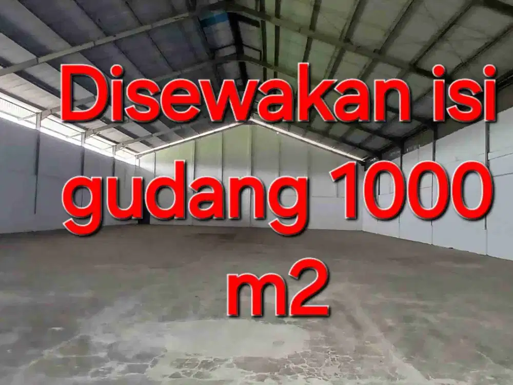 Gudang disewakan