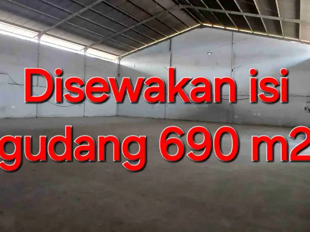 Gudang disewakan luas dan murah