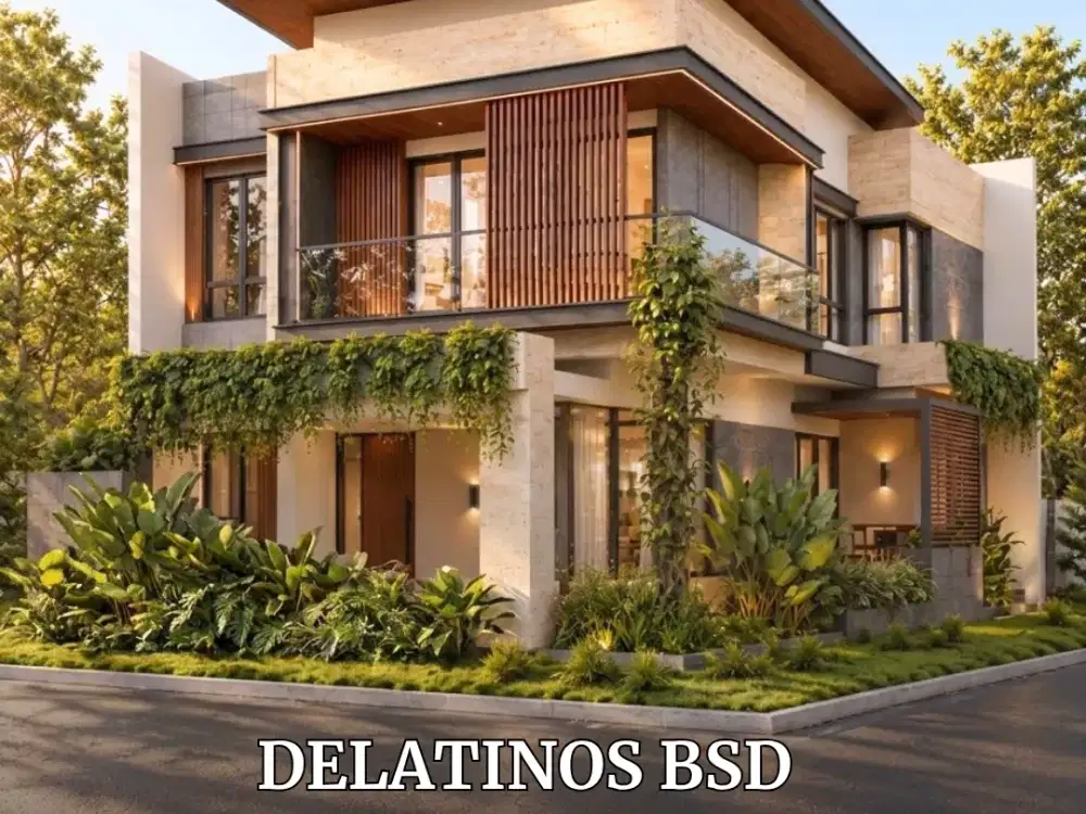 RUMAH ON PROGRESS 2 LANTAI DI DELATINOS BSD