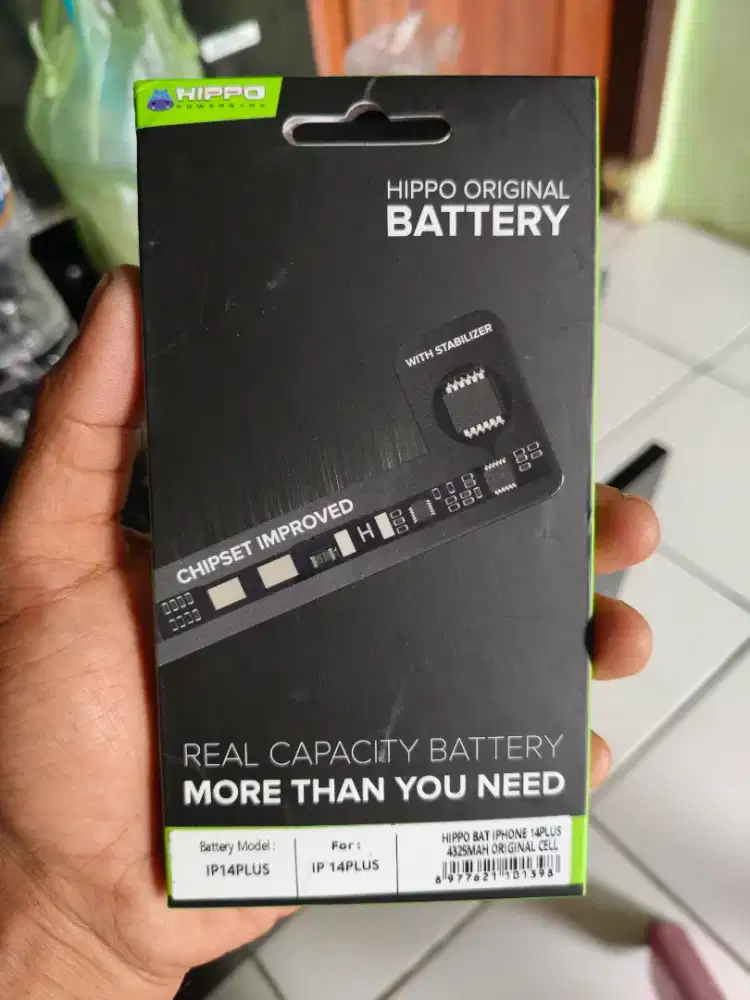 Baterai hippo iphone 14 plus baru segel