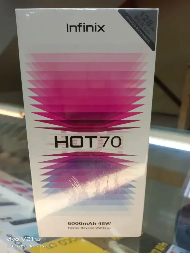 Infinix Hot 70 4+4 GB/128GB Garansi Resmi
