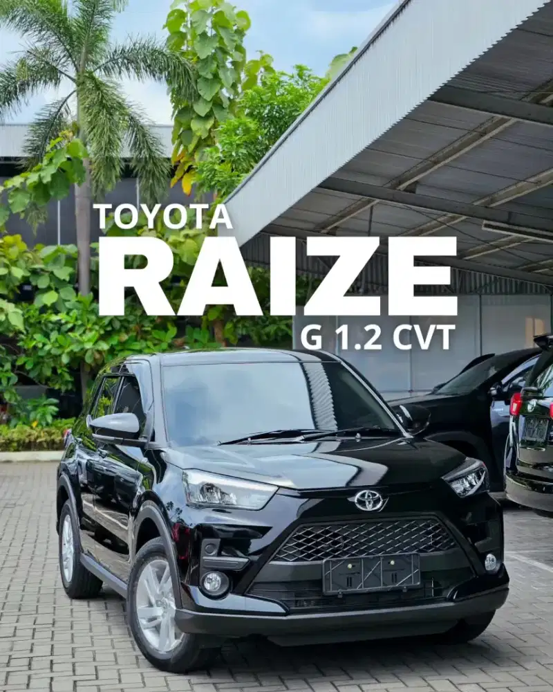 Raize 1.2 G CVT Free Service selama 3tahun