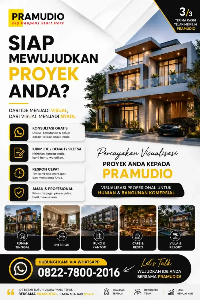 Jasa gambar Desain 3D