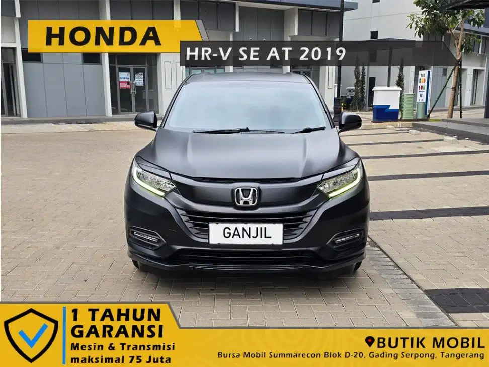 HRV SE 1.5 AT 2019 Hitam. TDP 20 juta