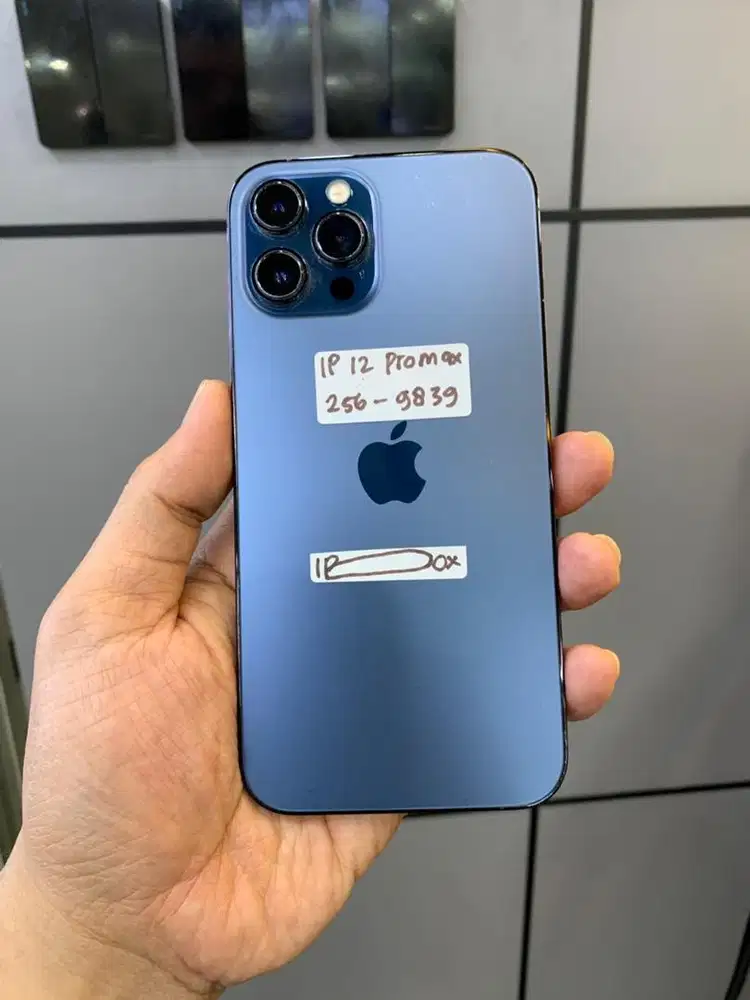 Iphone 12 Promax 256 Gb Pasific blue Resmi ibox