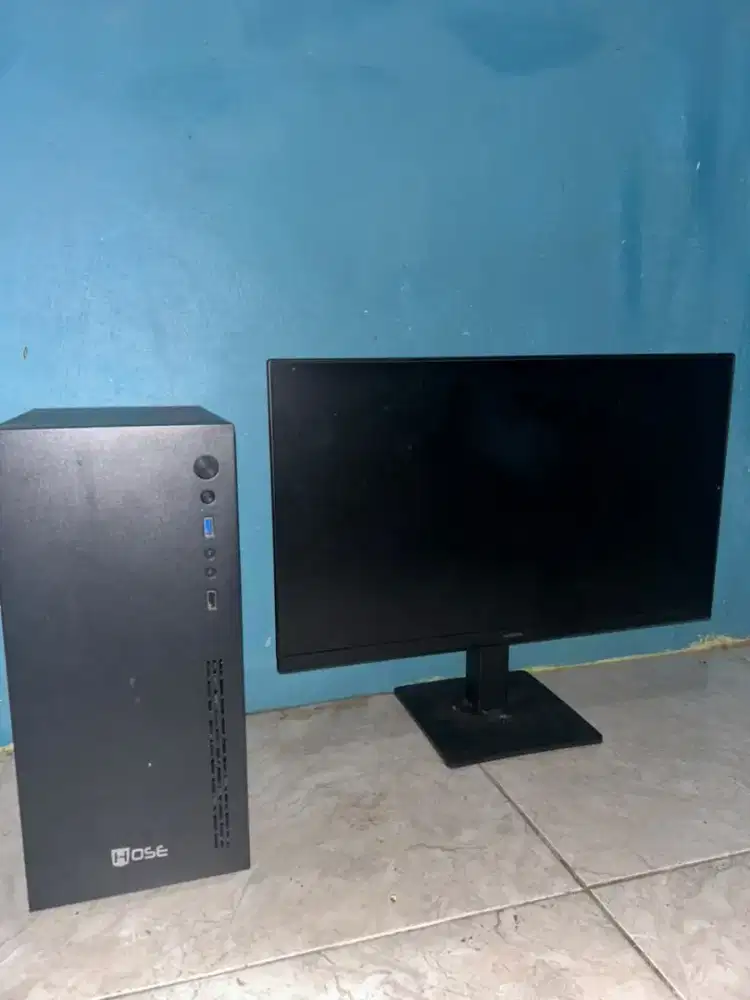 PC + Monitor [ Core i5-6500 gen 6 ] [RAM 8gb] [SSD 128GB] - Layar 22