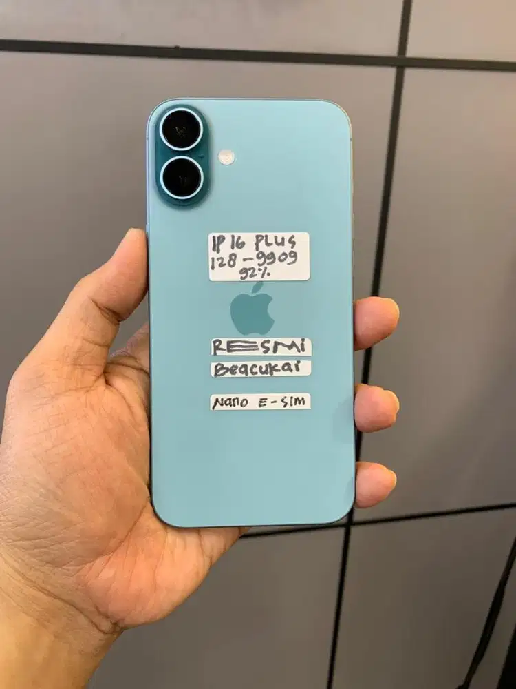 Iphone 16 Plus 128 Gb Teal Resmi beacukai