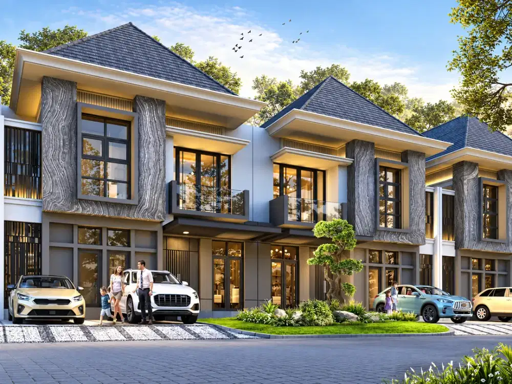 NEW LUXURY PAKUWON INDAH 2 Lantai Free Biaya KPR Lebar 8&10 meter