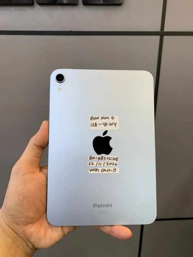 Ipad Mini 7 128 Gb Skyblue Fullset original