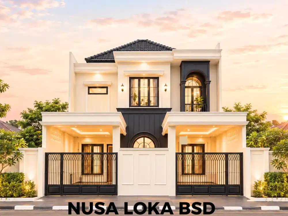RUMAH CLASSIC MODERN DI NUSA LOKA BSD