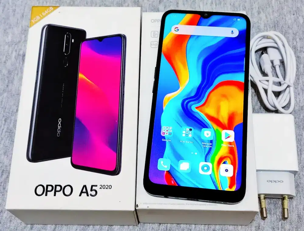 OPPO A5 2020 3GB/64GB LENGKAP ORI