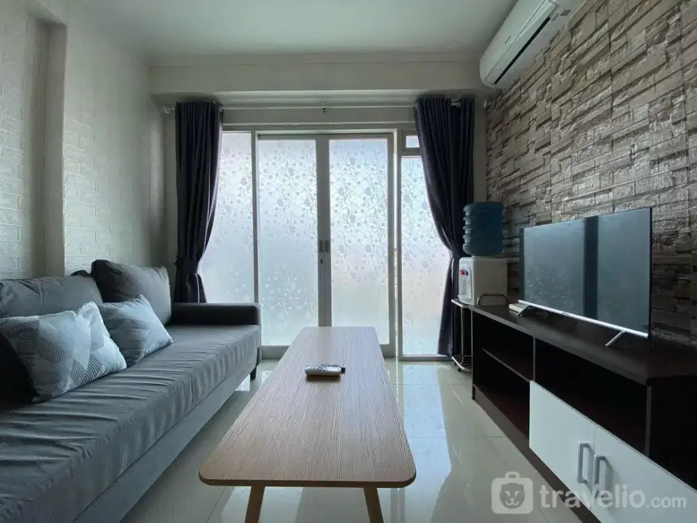 Dijual Apartemen Gateway Pasteur 2BR Furnish Lantai Rendah dekat Universitas Maranatha dekat Tol Kota Bandung