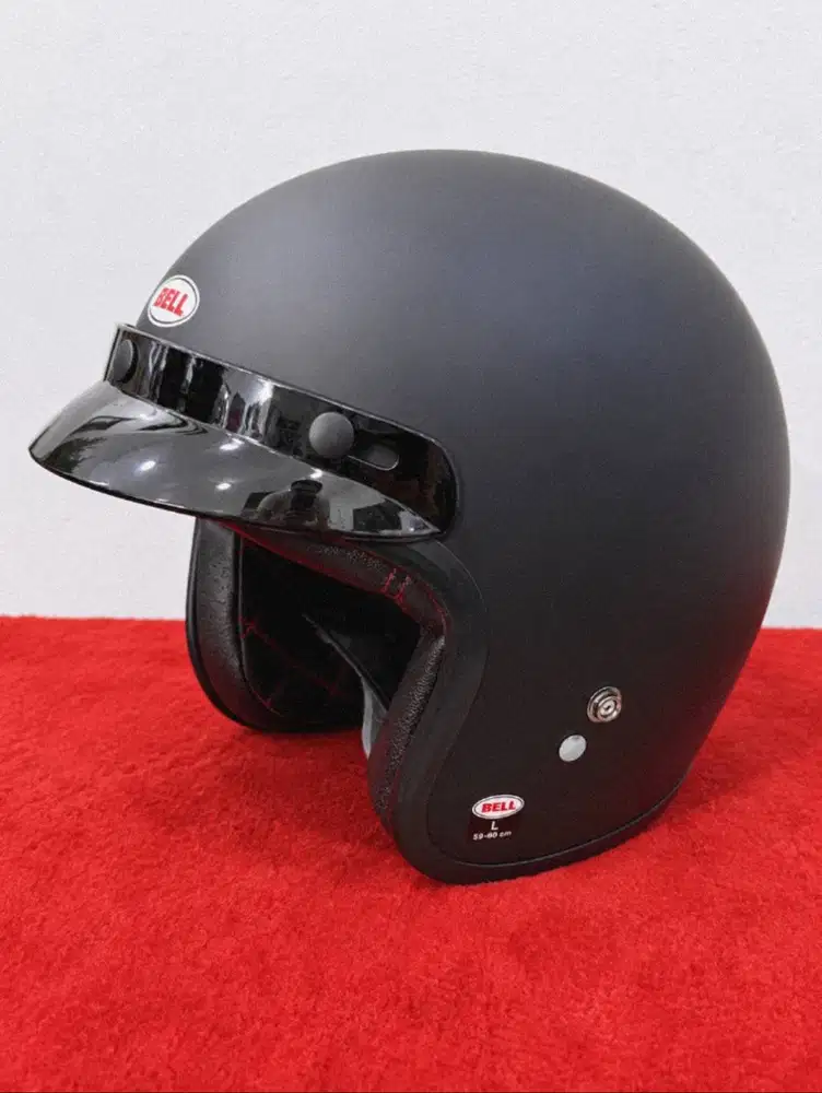 Helm Bell Custom 500 Matte Black (Size L) - Mulu