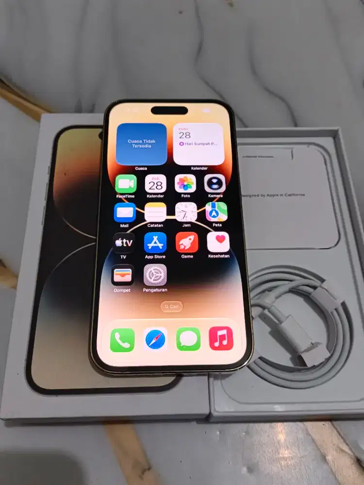 Iphone 14 pro 128gb fullset aman no minus