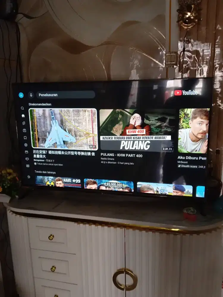 Tv smart android 43 mulus