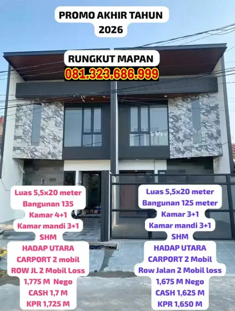NEW Rungkut Mapan dkt Medokan Wonorejo Baruk Pandugo Wiguna Alana UPN