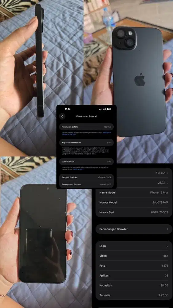 Iphone 15 plus 128