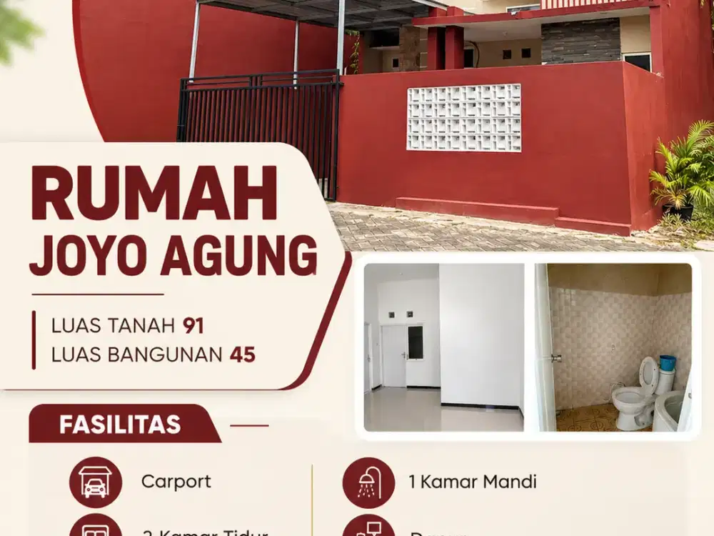 HUNIAN DEKAT KAMPUS DI KOTA MALANG LOKASI SANGAT SRATEGIS