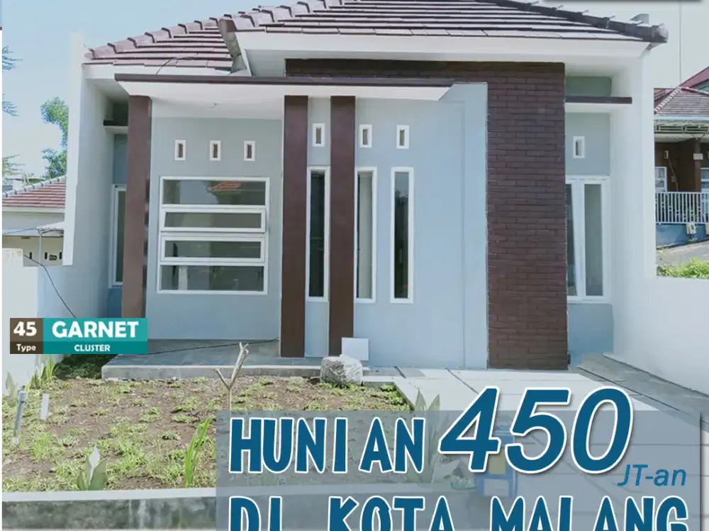 HUNIAN MURAH MULAI 450 JUTAAN DI BLIMBING KOTA MALANG DEKAT ARAYA