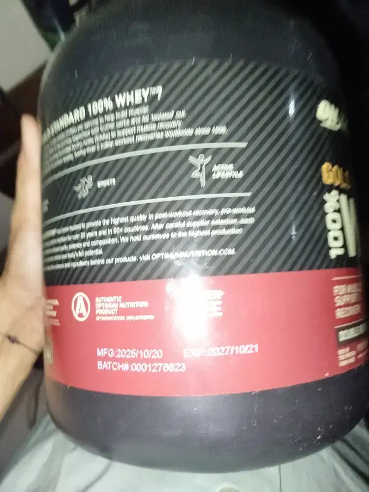 Whey & creatine Optimum nutrition