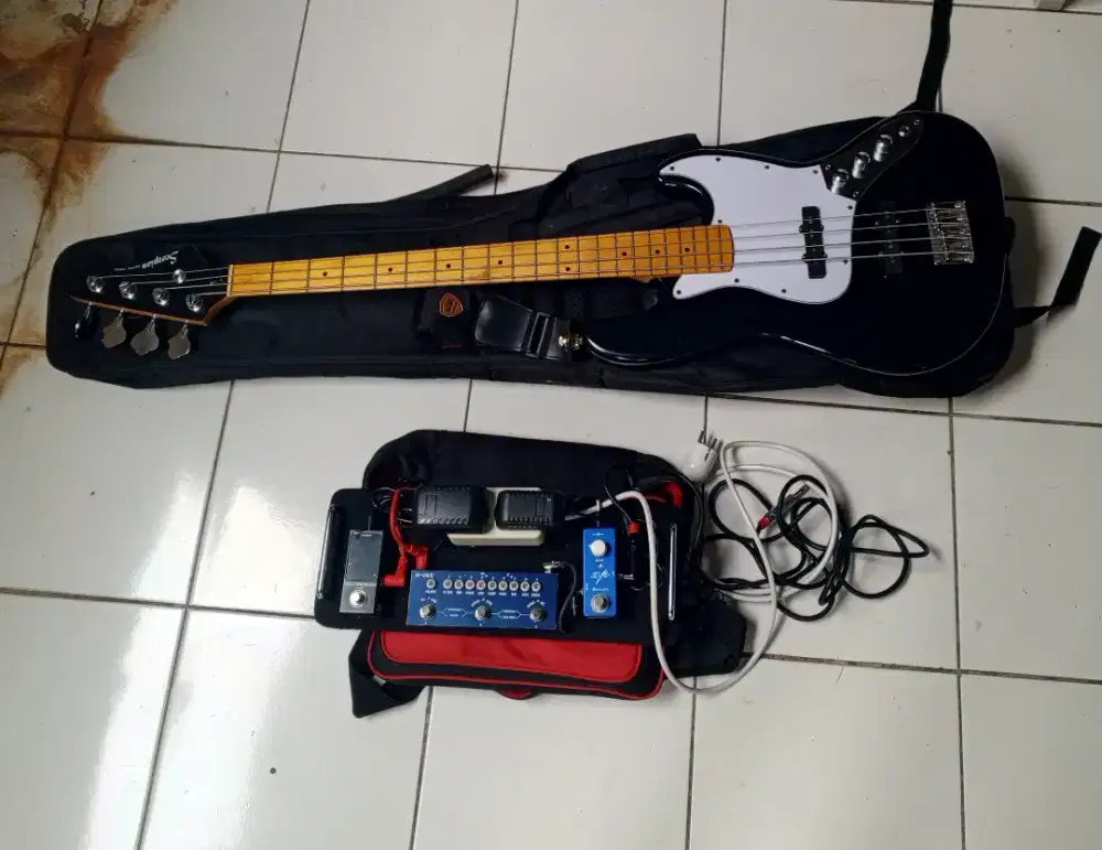 Bass Scorpion sj200 & efek analog