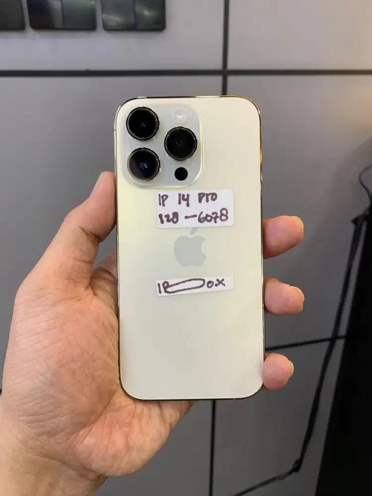 Iphone 14 Pro 128 Gb Gold Resmi ibox
