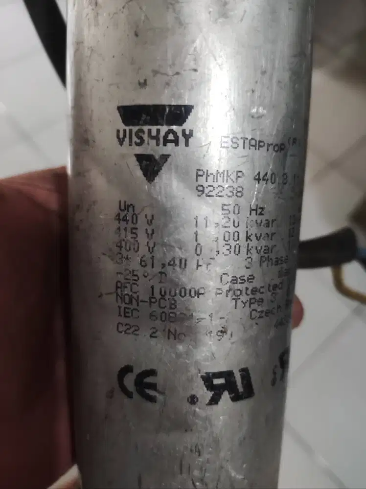 Jual Kapasitor 3 phase merk VISHAY 15KV
