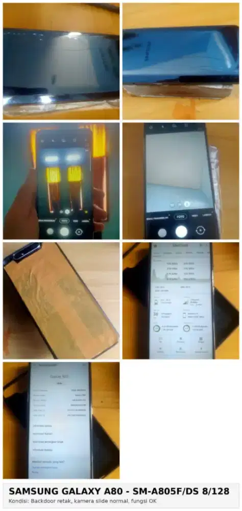 Samsung a80 ram 8/128