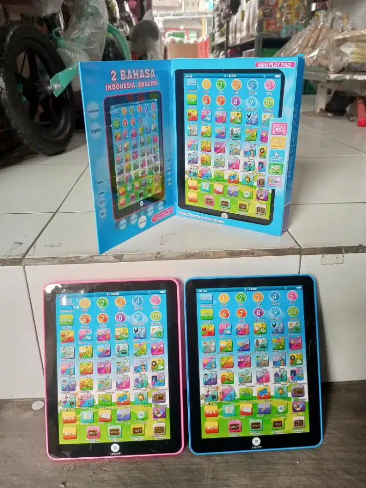 Mainan Anak iPad belajar baterai