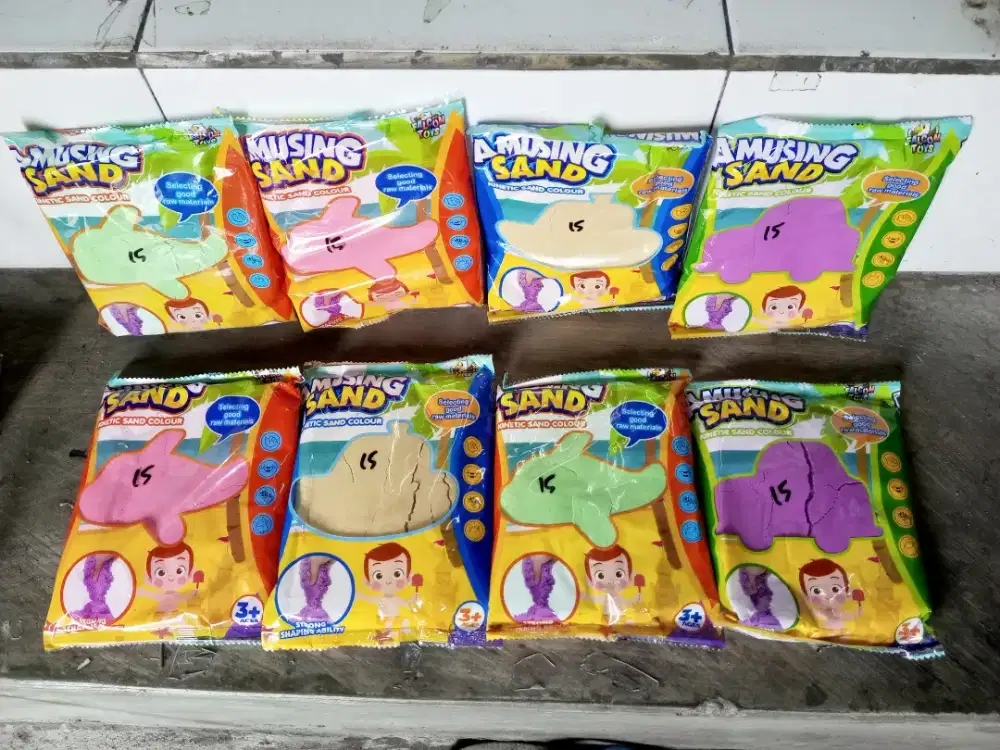 Mainan Anak Pasir Ajaib kinetik 500gr