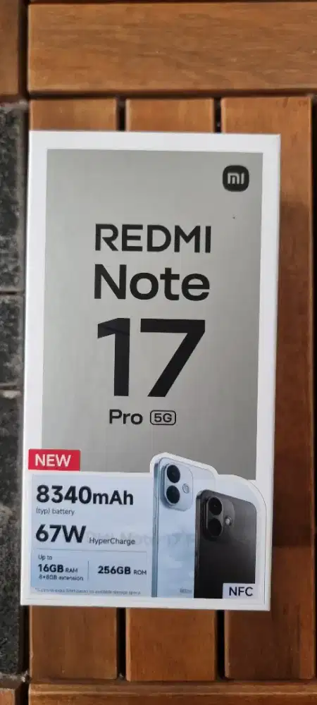 Redmi Note 17 Pro 5G - RAM 8GB (+8GB) / 256GB ROM