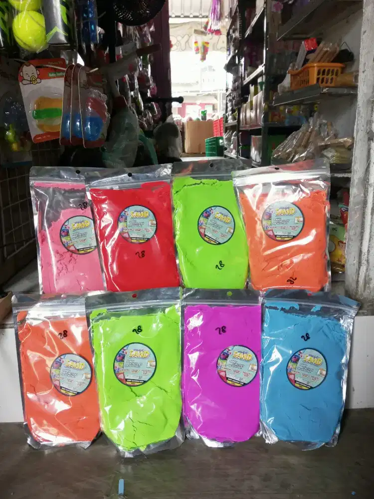 Mainan Anak Magic Sand Pasir Ajaib kinetik