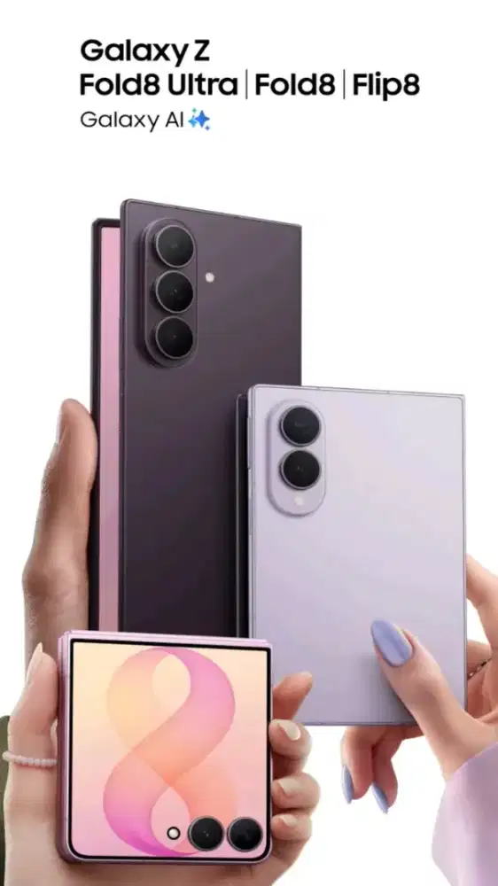 Cicilan ringan Galaxy zfold dan flip 8 series
