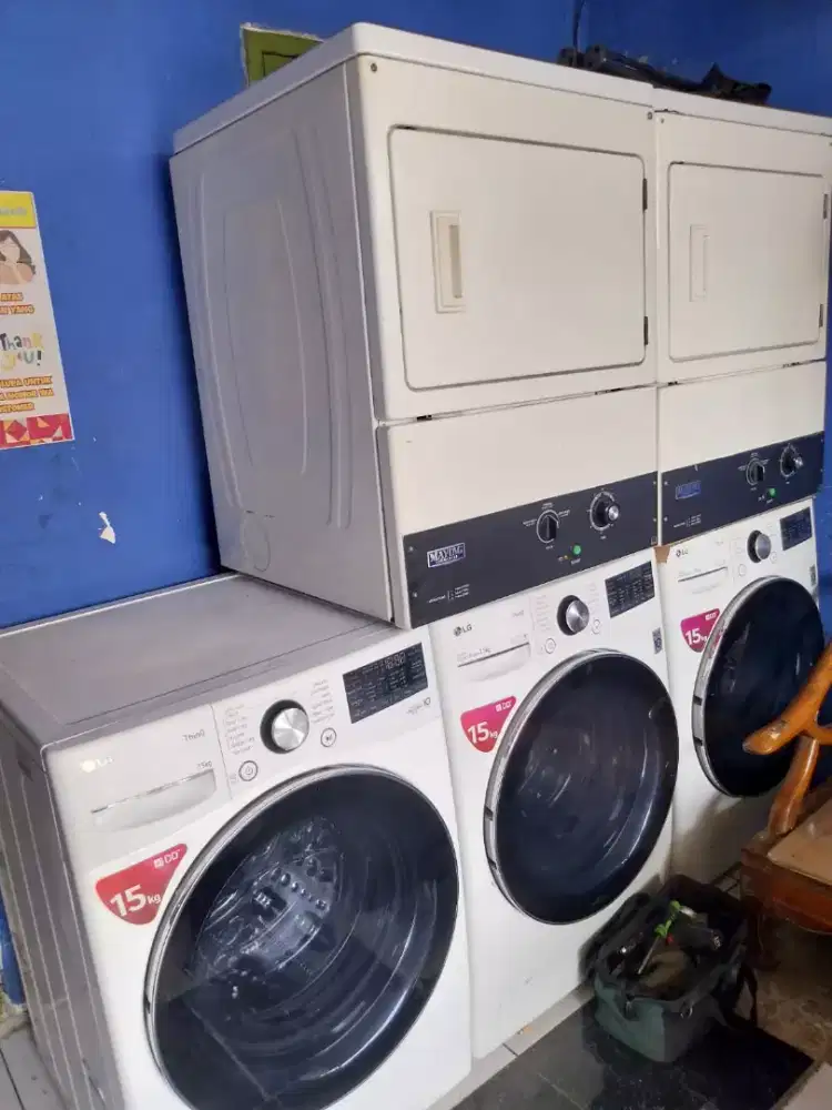 Mesin Cuci LG 15 kg Second