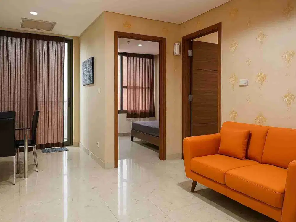 Disewakan Apartemen Dago Suite Type 2 BR Lantai 17 Furnish