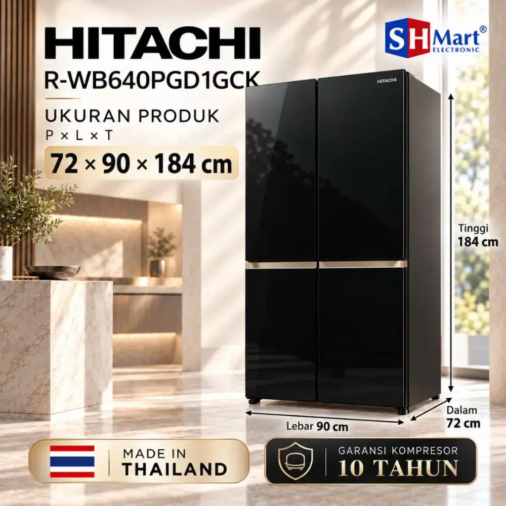Kulkas Hitachi 4 pintu