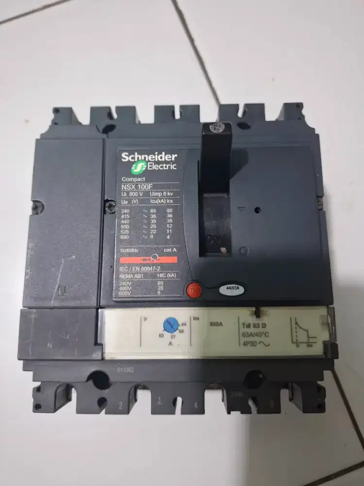 Jual MCCB SCHNEDER TM 60D