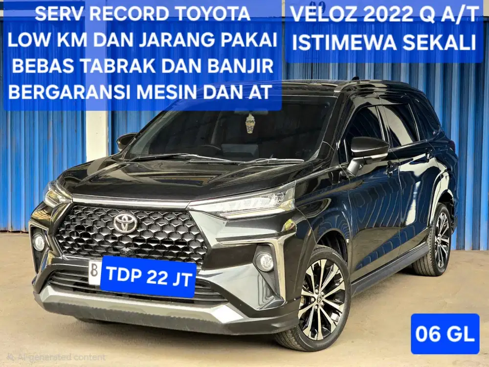Toyota Avanza Veloz 2022 Q AT Automatic Non TSS Model 2023 E G 2021
