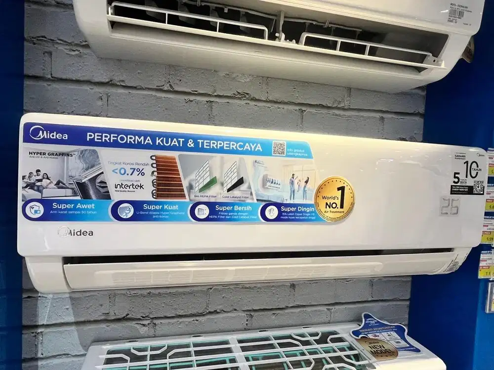 MIDEA AC SPLIT 1.5Pk Standard white