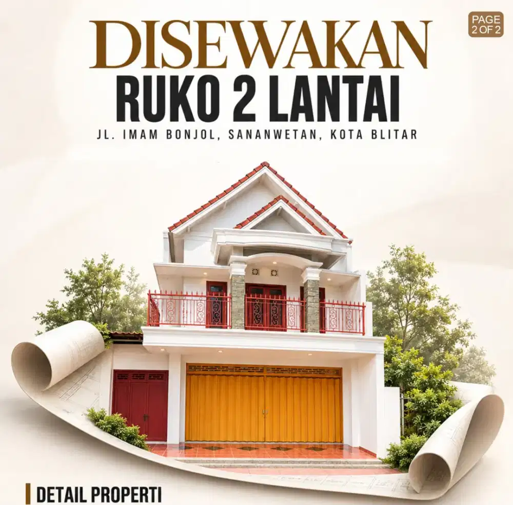Ruko Imam Bonjol Blitar