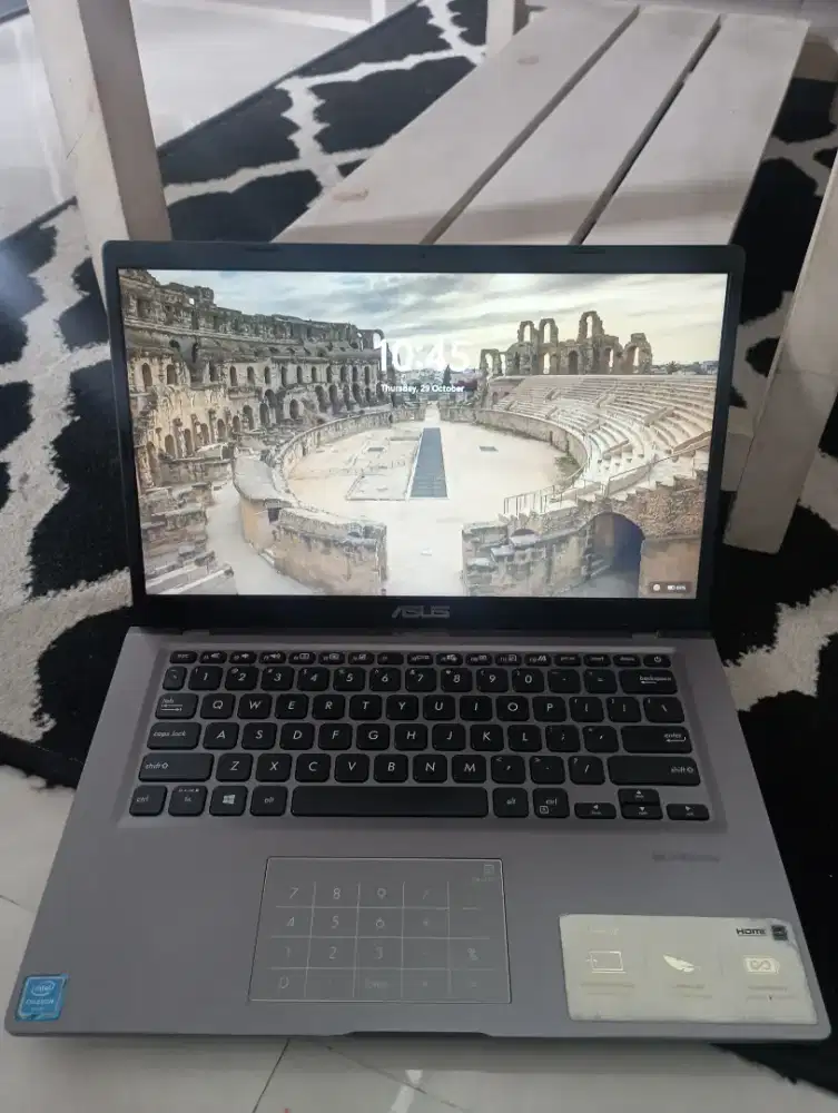 Laptop Asus VivoBook X415MA, Celeron N4020, RAM 4GB SSD 256GB