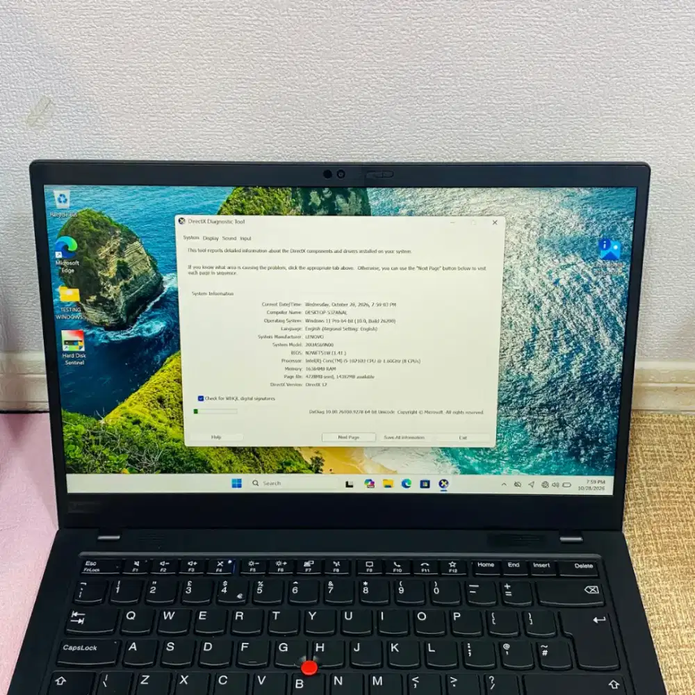 LENOVO X1 CARBON CORE i5 GEN 10 RAM 16GB SSD 256GB TOUCHSCREEN