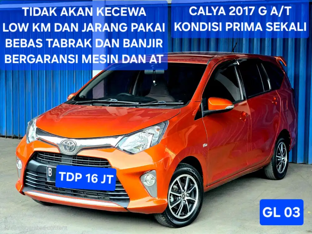 Toyota Calya 2017 G AT Automatic Model 2018 E 2016