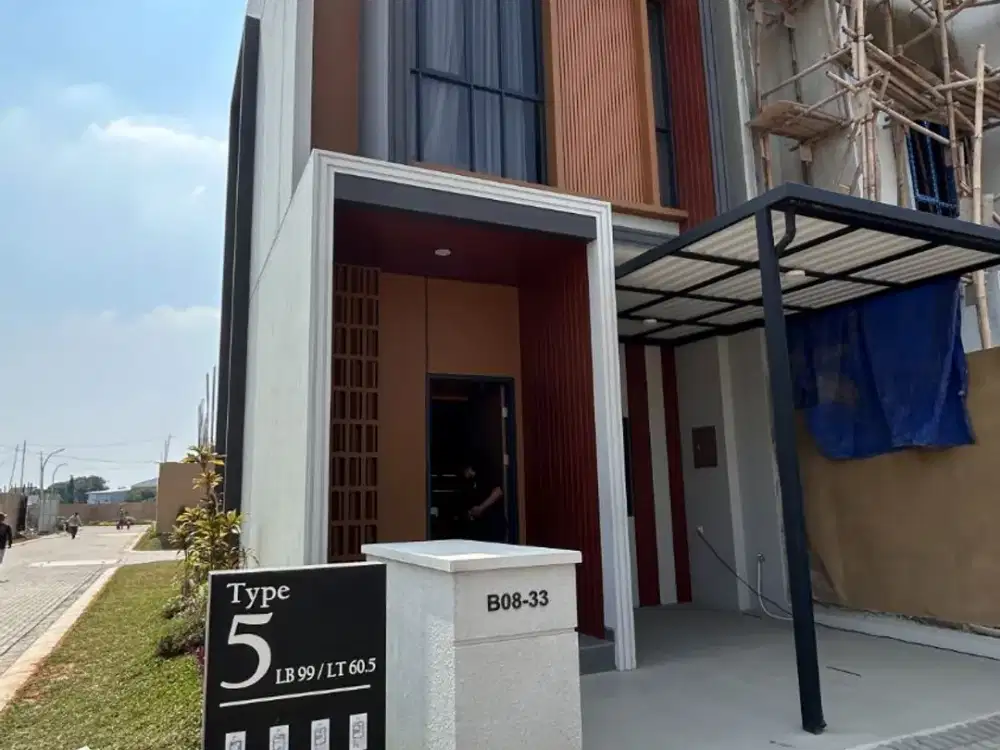 rumah 2 lantai siap huni pacific garden puri indah lokasi strategis