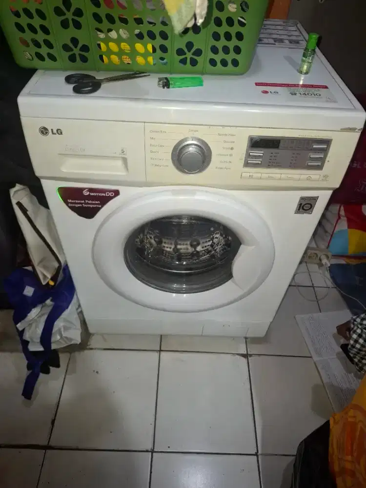 Baru 5 bulan pakai mesin cuci front loading 8kg