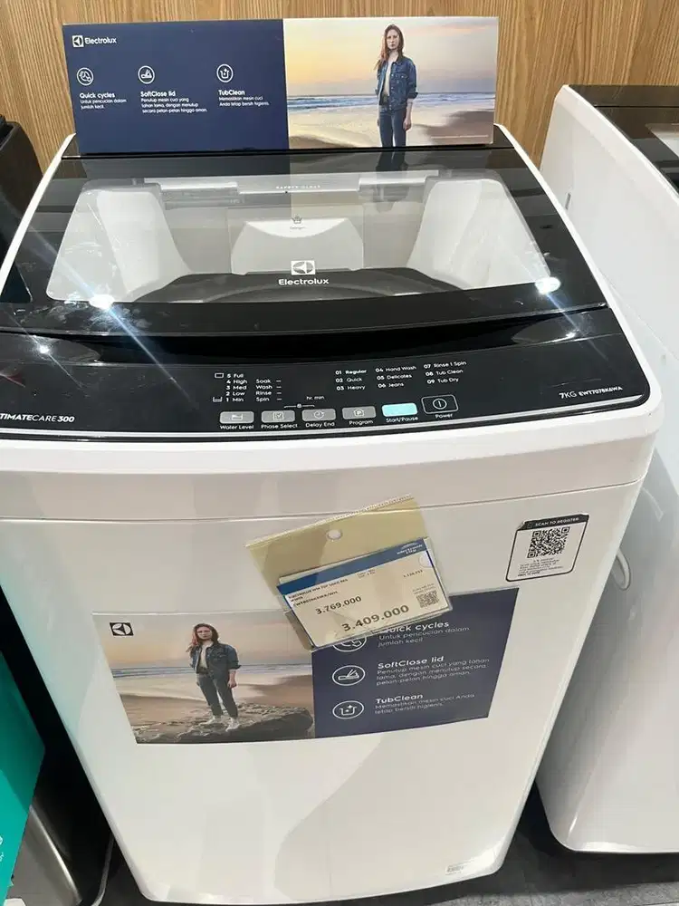 electrolux wm top loading 8Kg