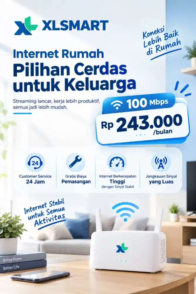 Promo WiFi Murah Gratis Biaya Pemasangan