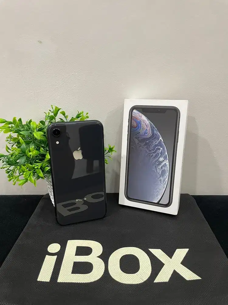 IPhone XR 64GB iBox Black mulus Fullset Ori BH 88% 3Utool 98 Permanen